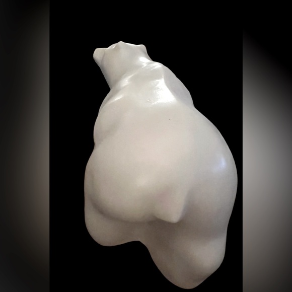 Vintage Large 10” Long,  Hand Carved Stone Bear MINT CONDITION - Picture 4 of 5